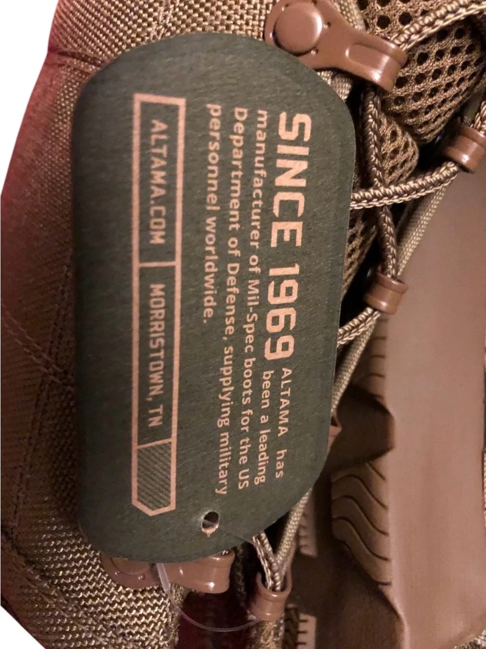 Altama tactical boots